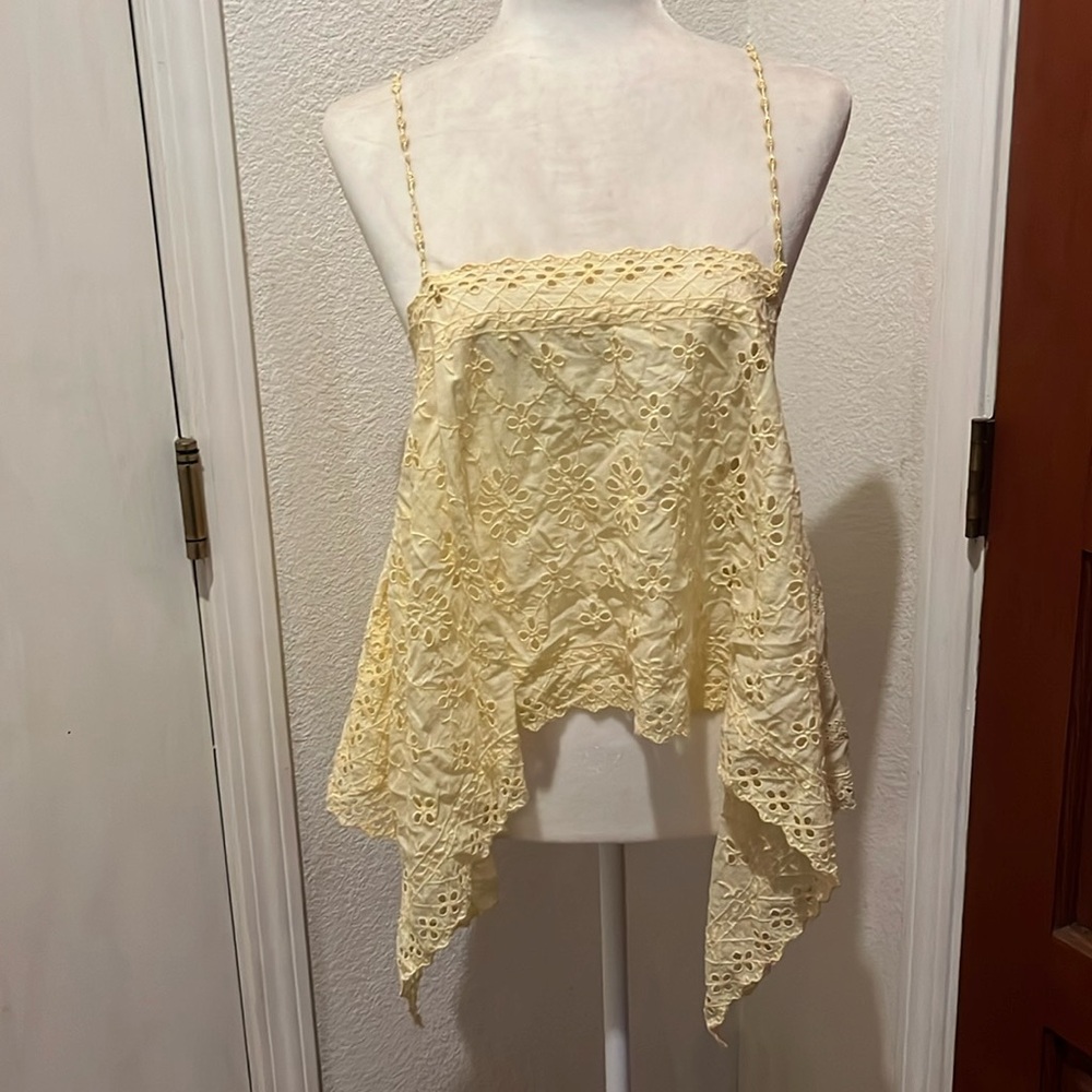 Free People eyelet tank